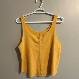 Nike Dri-Fit yellow Tank. Size Med